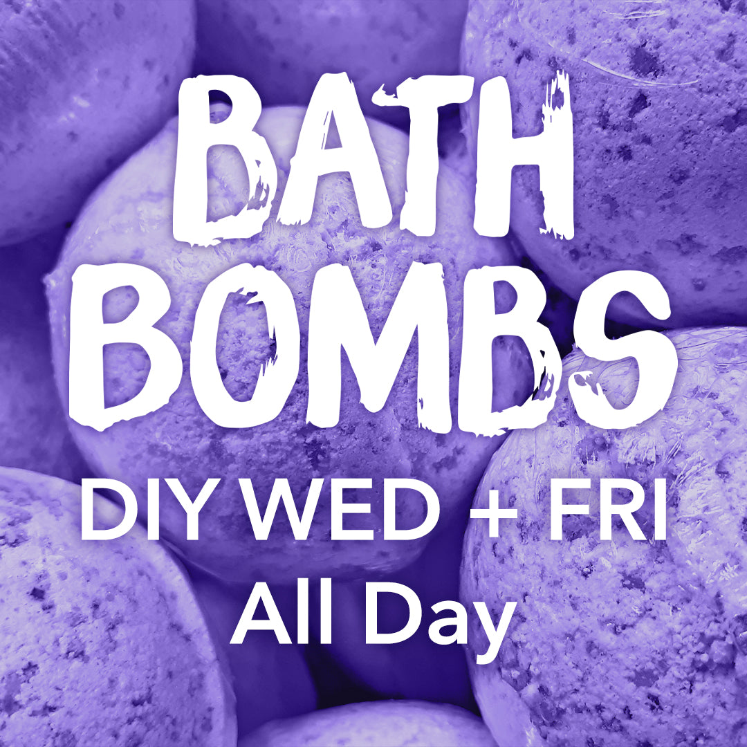 *DIY Bath Bombs Purple Bubble Bar